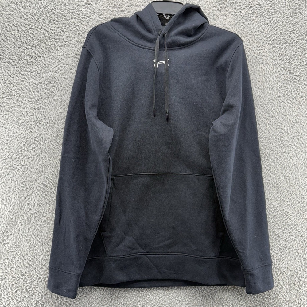Under Armour Mens Pullover Hoodie Cold Gear Navy Blue Men's Size Small Loose NEW